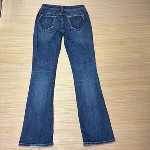 Silver Jeans Elyse Slim Boot Womens 28x33 Blue Stretch Western Denim Stitch